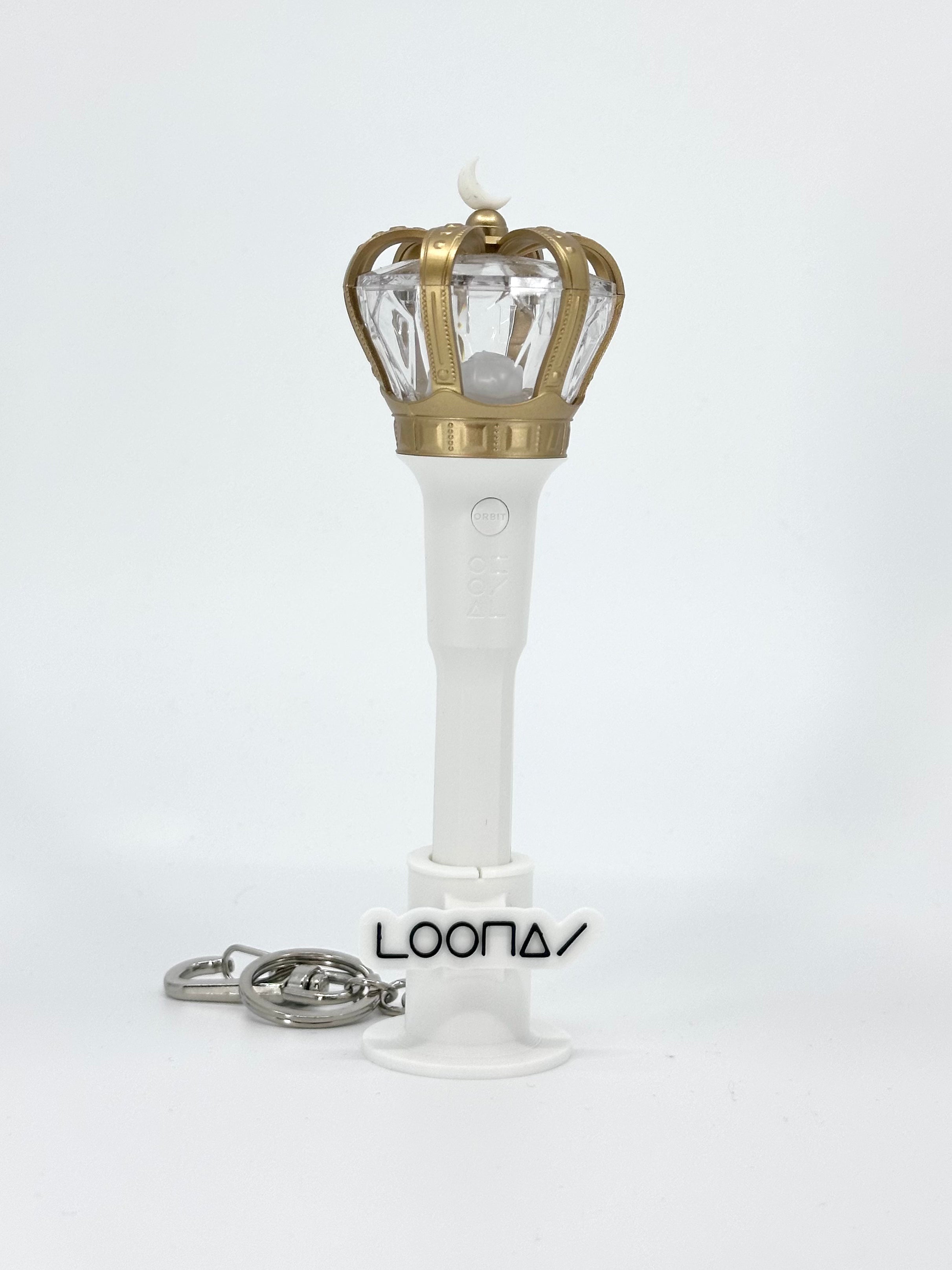 Mini Lightstick Stand for Mini LOONA Lightstick Orbit Crown Keychain